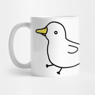 White duck with small legs Mug